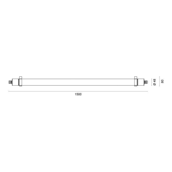 Lichtline LED-Feuchtraumleuchte 4000/5000/6500K 811595300022