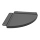 Lifetime Étagère d'angle Set de 2 24,3 x 24,1 x 2,5 cm gris
