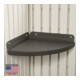 Lifetime Étagère d'angle Set de 2 24,3 x 24,1 x 2,5 cm gris