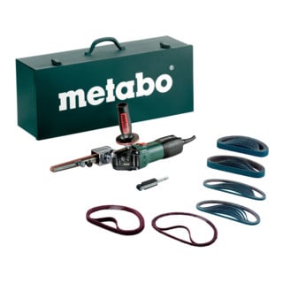 Lime à bande BFE 9-20 Set metabo, Coffret en tôle d'acier
