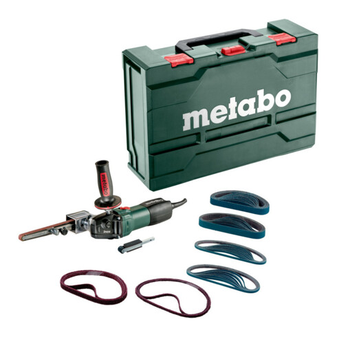 Lime à bande BFE 9-20 Set metabo, Coffret en tôle d'acier