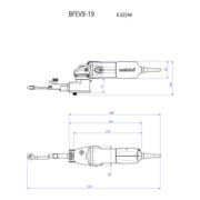 Lime à bande BFE 9-20 Set metabo, Coffret en tôle d'acier-5