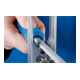 Lime d'atelier ronde DIN 7261 F L. 200 mm section 7,5 mm coupe 1 ergonomique, à