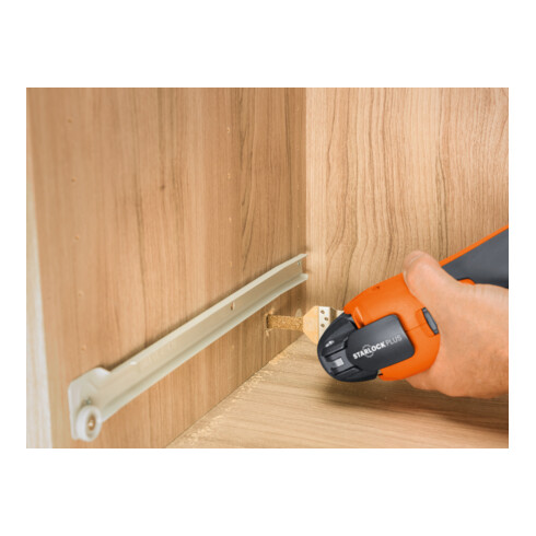 Limes à concrétion carbure, Longueur 30 mm, Largeur 10 mm, Montage SLP Fein