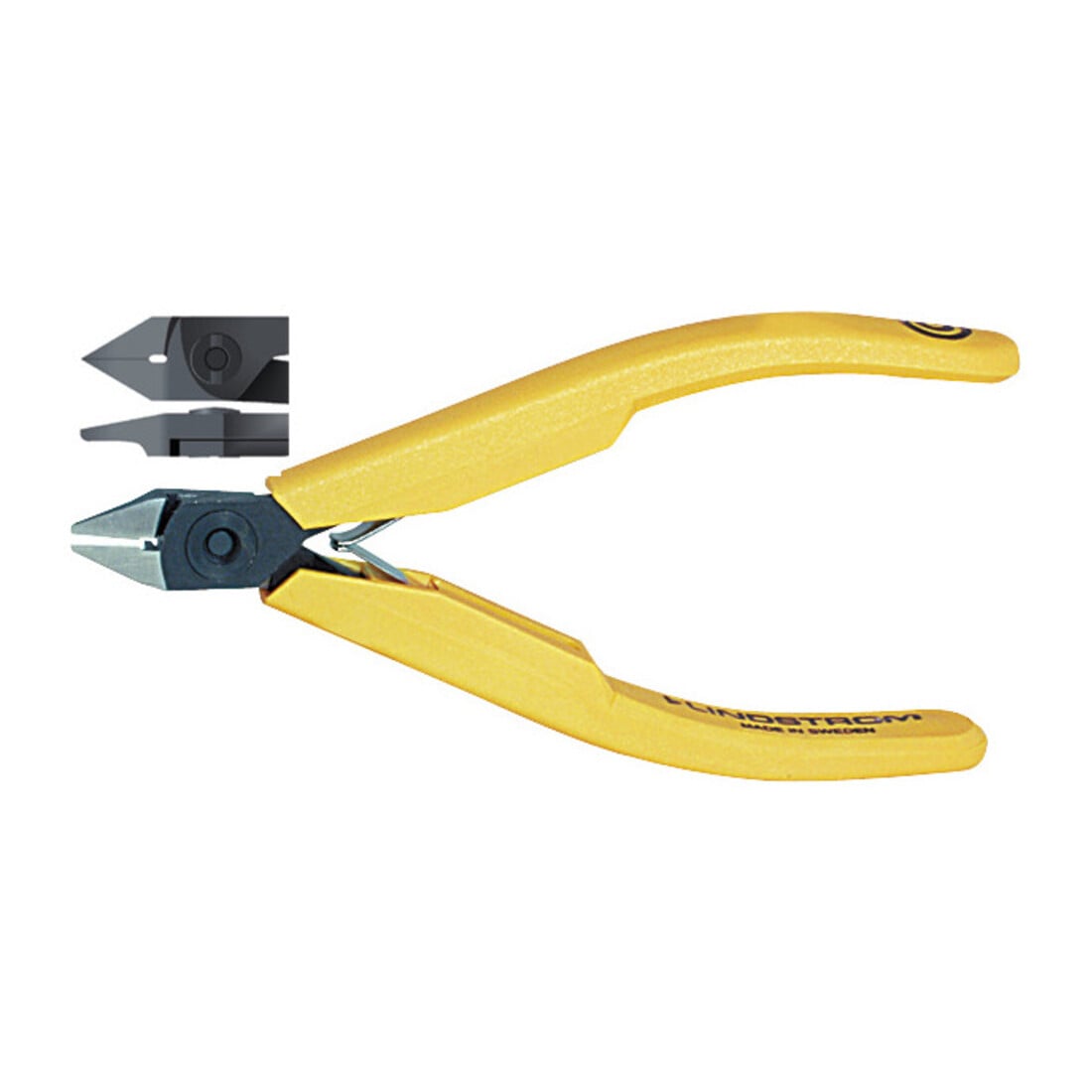 LINDSTRÖM Pince coupante diagonale pour l'électronique, tête pointue, dégagée, AC, Longueur totale: 110 mm