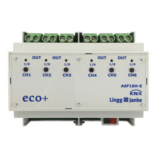 Lingg & Janke Actionneur de commutation 6 canaux 16A A6F16-E A6F16H-E