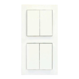 Lingg & Janke Capteur tactile encastrable KNX 8 touches eco+ TA8F55TH-BCU-E
