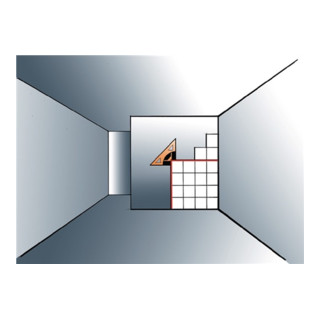 Linienlaser Square Liner II Arbeitsbereich max.30m Laserdioden 2x635mm G.0,40kg