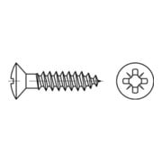 Linsensenkkopf-Spanplattenschraube PZ, Messing, blank