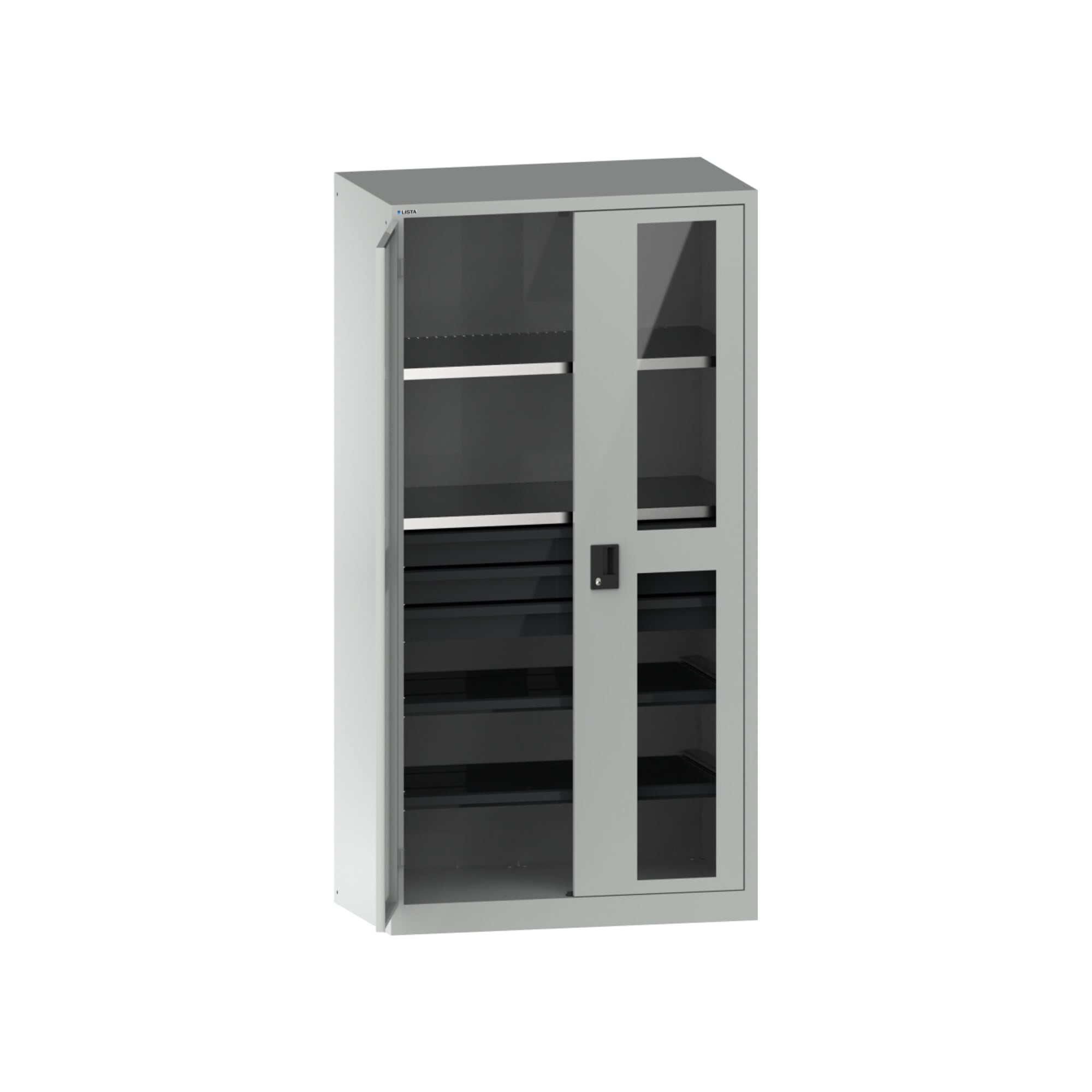 Lista Flügeltürschrank (BxTxH) 1000x580x1950mm KEY Lock R7035