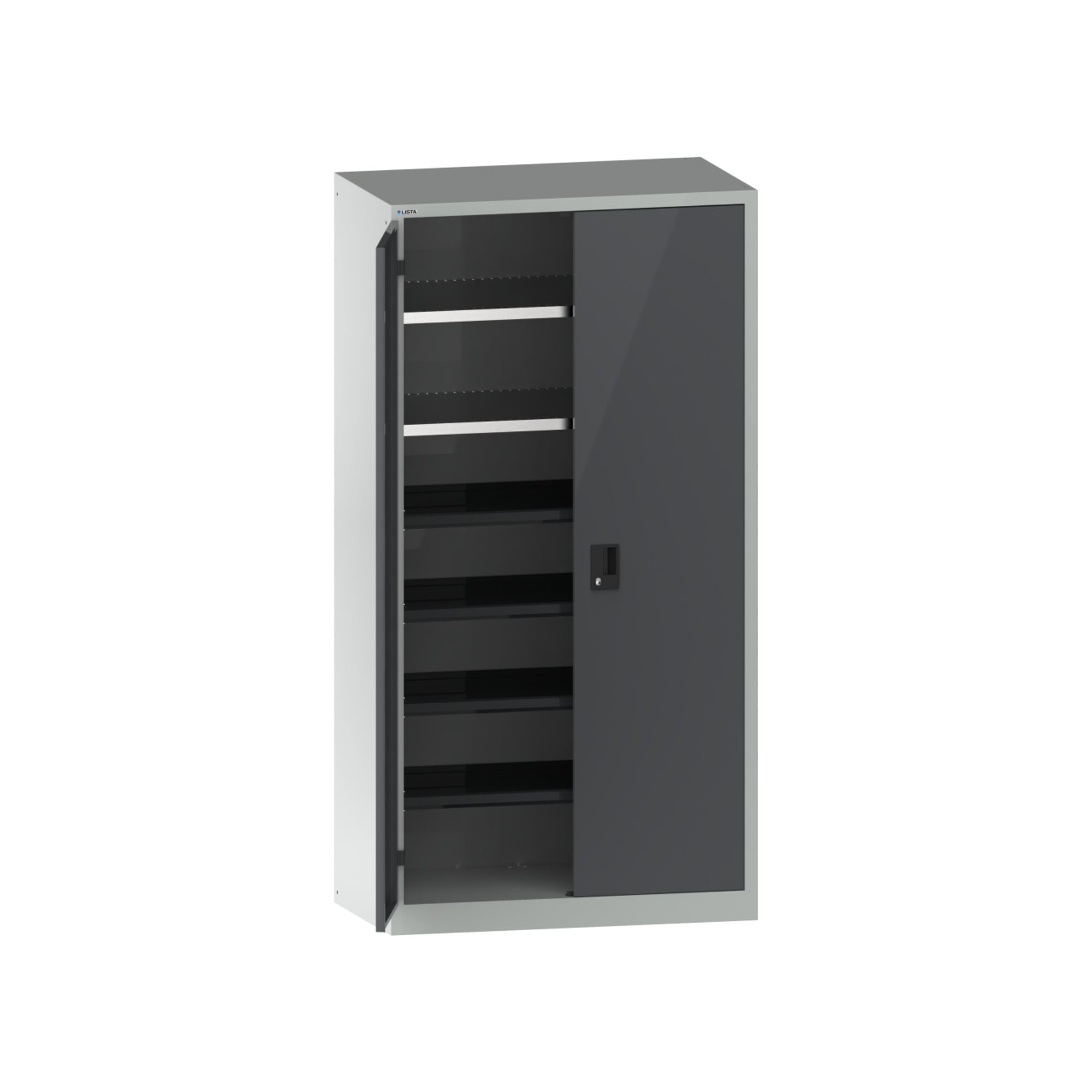 Lista Flügeltürschrank (BxTxH) 1000x580x1950mm KEY Lock R7035/N6502