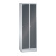 Lista Garderobenschrank (BxTxH) 600x500x1800mm 2 Abteile R7035/R7016-1