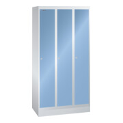 Lista Garderobenschrank (BxTxH) 900x500x1800mm 3 Abteile R7035/R5012
