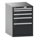 Lista Schubladenschrank 27x36E (BxTxH) 564x725x800mm KEY Lock R7016-1