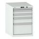 Lista Schubladenschrank 27x36E (BxTxH) 564x725x800mm KEY Lock R7035-1