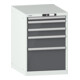 Lista Schubladenschrank 27x36E (BxTxH) 564x725x800mm KEY Lock R7035/N6502-1