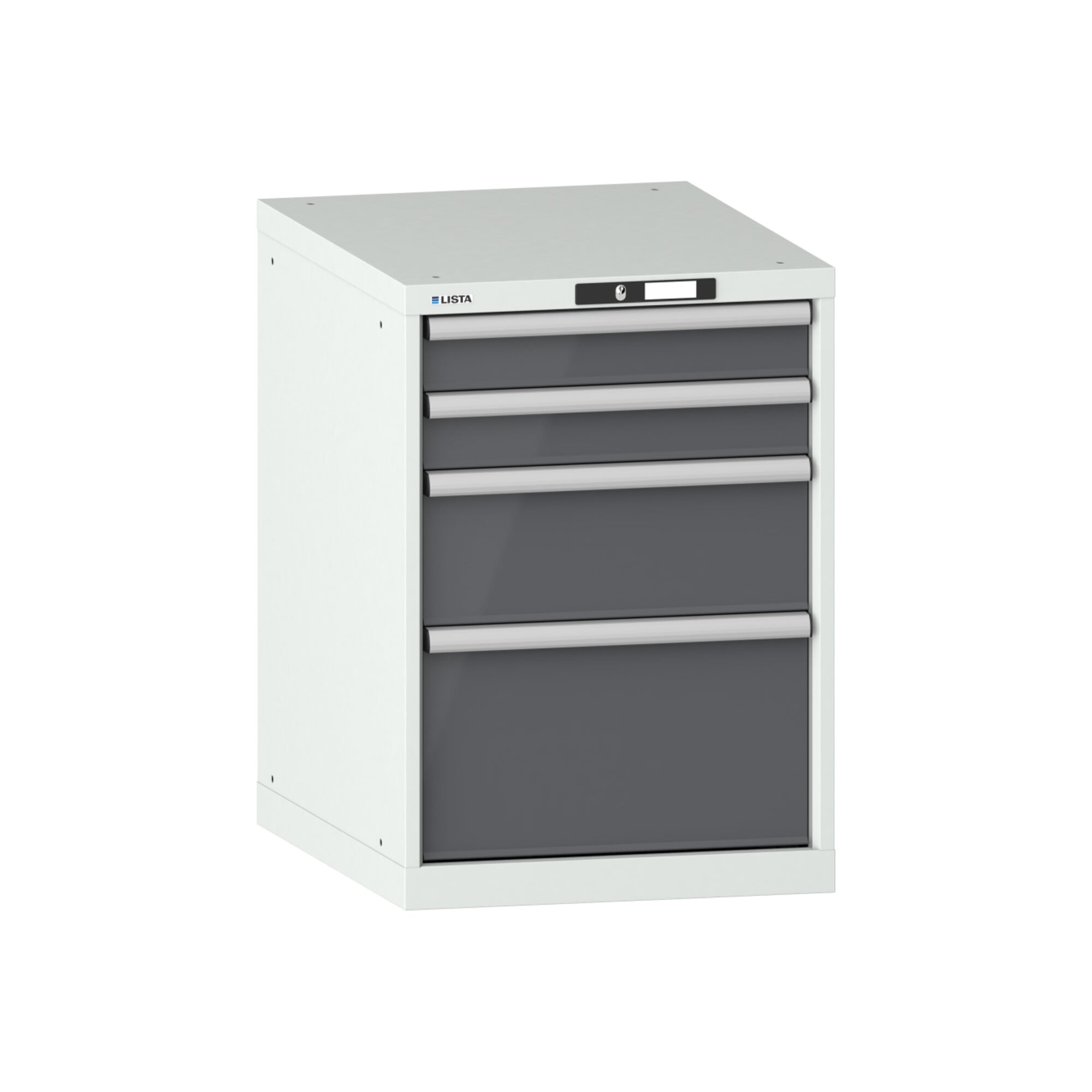 Lista Schubladenschrank 27x36E (BxTxH) 564x725x800mm KEY Lock R7035/N6502