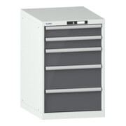 Lista Schubladenschrank 27x36E (BxTxH) 564x725x850mm KEY Lock R7035/N6502