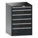 Lista Schubladenschrank 36x36E (BxTxH) 717x725x1000mm KEY Lock R7016-1