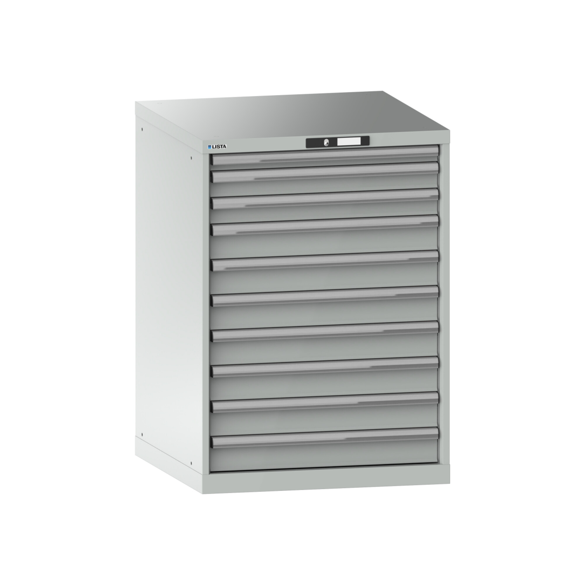 Lista Schubladenschrank 36x36E (BxTxH) 717x725x1000mm KEY Lock R7035