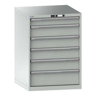 Lista Schubladenschrank 36x36E (BxTxH) 717x725x1000mm KEY Lock R7035