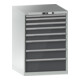 Lista Schubladenschrank 36x36E (BxTxH) 717x725x1000mm KEY Lock R7035/N6502-1