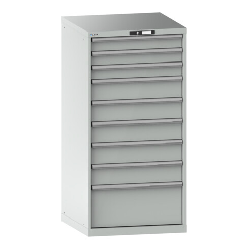 Lista Schubladenschrank 36x36E (BxTxH) 717x725x1450mm KEY Lock R7035