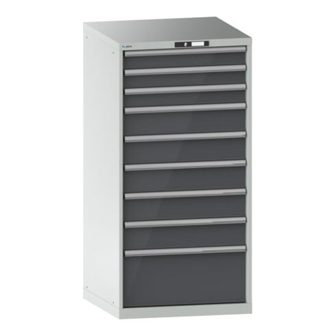 Lista Schubladenschrank 36x36E (BxTxH) 717x725x1450mm KEY Lock R7035/N6502