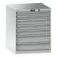 Lista Schubladenschrank 36x36E (BxTxH) 717x725x850mm KEY Lock R7035-1