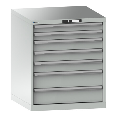Lista Schubladenschrank 36x36E (BxTxH) 717x725x850mm KEY Lock R7035