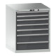 Lista Schubladenschrank 36x36E (BxTxH) 717x725x850mm KEY Lock R7035/N6502-1