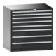 Lista Schubladenschrank 54x36E (BxTxH) 1023x725x1000mm KEY Lock R7016-1