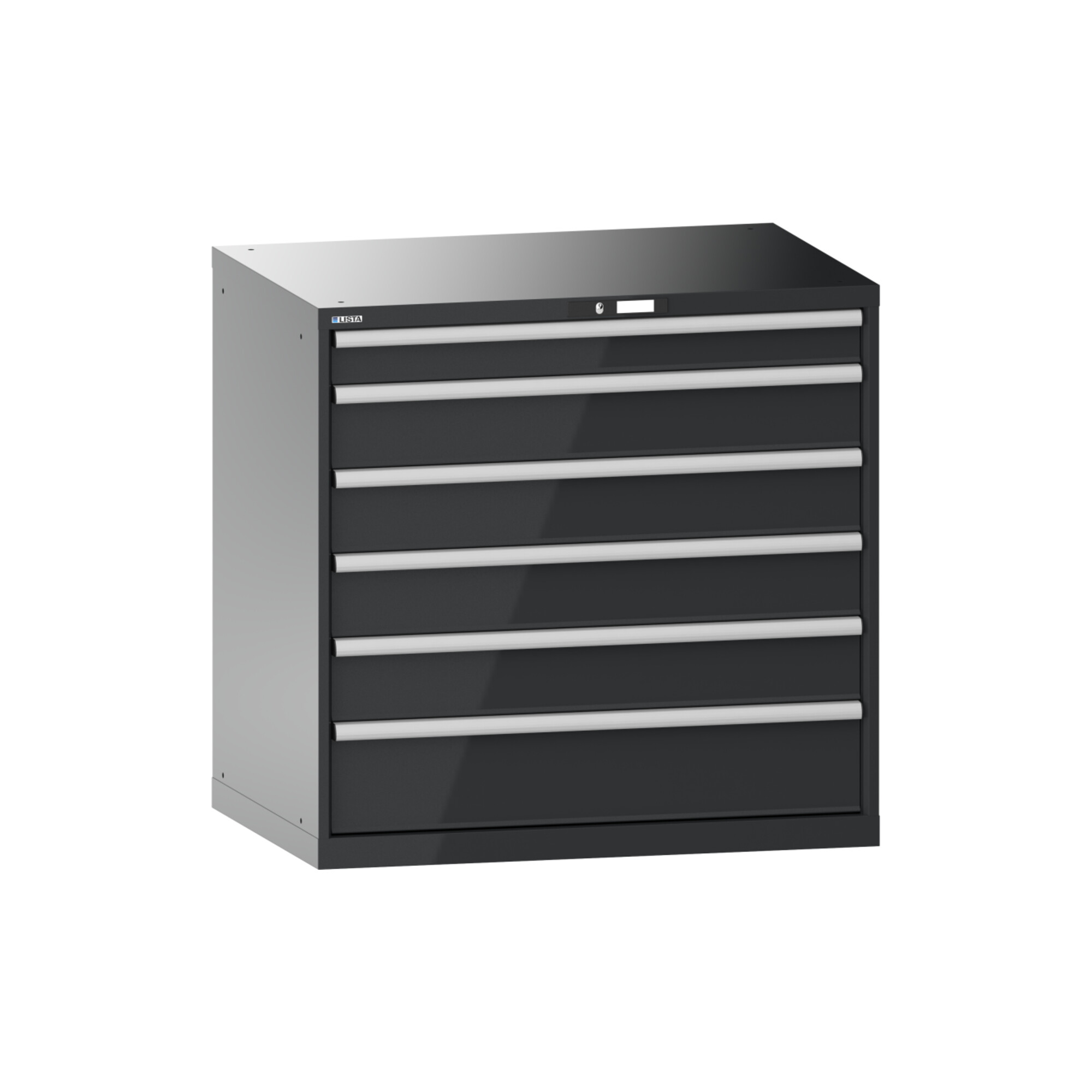 Lista Schubladenschrank 54x36E (BxTxH) 1023x725x1000mm KEY Lock R7016