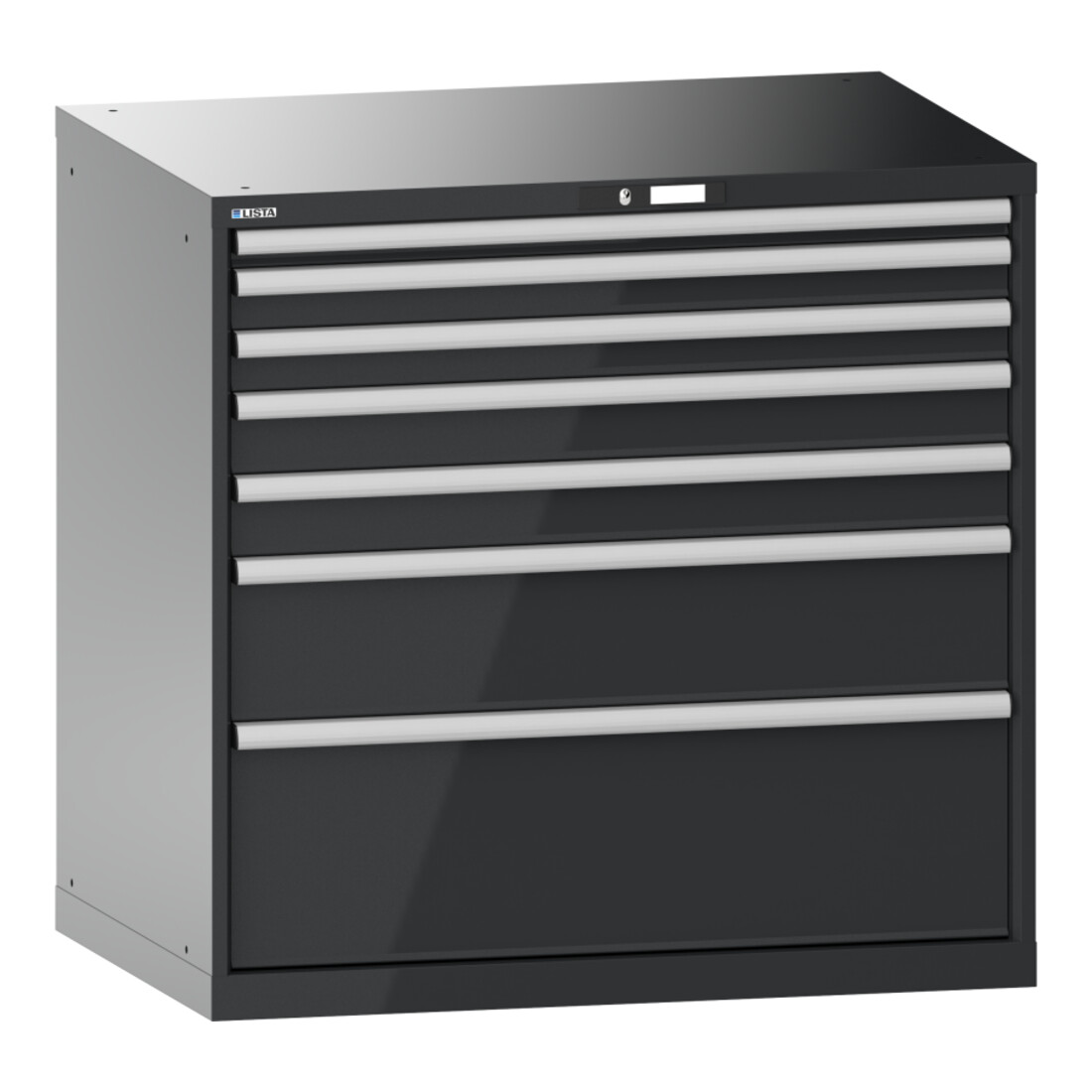 Lista Schubladenschrank 54x36E (BxTxH) 1023x725x1000mm KEY Lock R7016