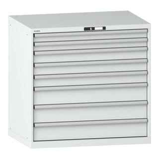 Lista Schubladenschrank 54x36E (BxTxH) 1023x725x1000mm KEY Lock R7035