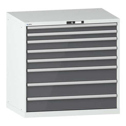 Lista Schubladenschrank 54x36E (BxTxH) 1023x725x1000mm KEY Lock R7035/N6502