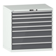 Lista Schubladenschrank 54x36E (BxTxH) 1023x725x1000mm KEY Lock R7035/N6502