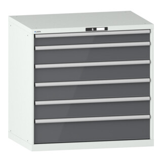 Lista Schubladenschrank 54x36E (BxTxH) 1023x725x1000mm KEY Lock R7035/N6502