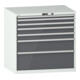 Lista Schubladenschrank 54x36E (BxTxH) 1023x725x1000mm KEY Lock R7035/N6502-1
