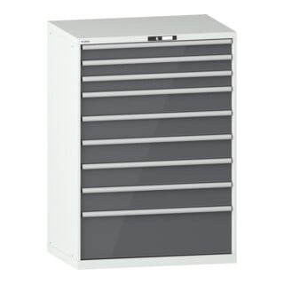Lista Schubladenschrank 54x36E (BxTxH) 1023x725x1450mm KEY Lock R7035/N6502