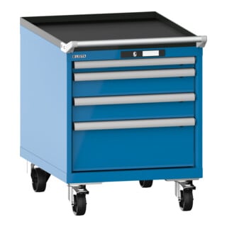 Lista Schubladenschrank mobil 27x36E (BxTxH) 564x725x723mm KEY Lock R5012