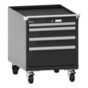 Lista Schubladenschrank mobil 27x36E (BxTxH) 564x725x723mm KEY Lock R7016