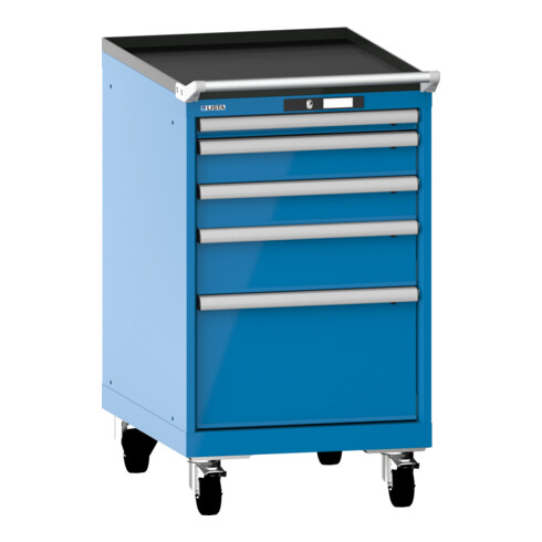 Lista Schubladenschrank mobil 27x36E (BxTxH) 564x725x990mm KEY Lock R5012