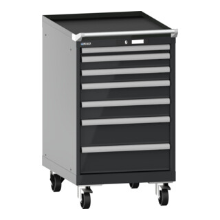 Lista Schubladenschrank mobil 27x36E (BxTxH) 564x725x990mm KEY Lock R7016