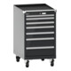 Lista Schubladenschrank mobil 27x36E (BxTxH) 564x725x990mm KEY Lock R7016-1