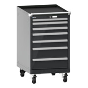 Lista Schubladenschrank mobil 27x36E (BxTxH) 564x725x990mm KEY Lock R7016