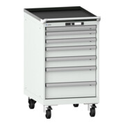 Lista Schubladenschrank mobil 27x36E (BxTxH) 564x725x990mm KEY Lock R7035