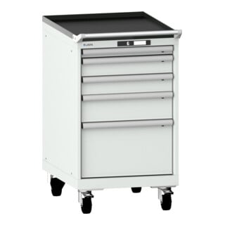 Lista Schubladenschrank mobil 27x36E (BxTxH) 564x725x990mm KEY Lock R7035