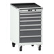 Lista Schubladenschrank mobil 27x36E (BxTxH) 564x725x990mm KEY Lock R7035/N6502-1