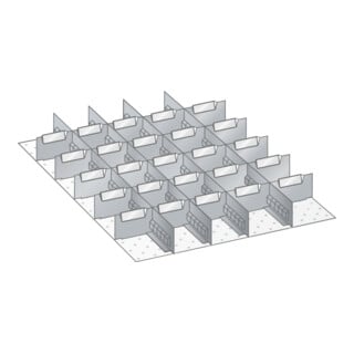 Lista Set Schlitzwände und Trennbleche 27x36E (BxTxFH) 459x612x75mm